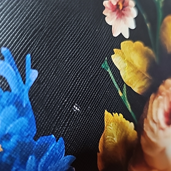 Badgley Mischka Victoria Floral Leather Tote - Picture 6 of 8